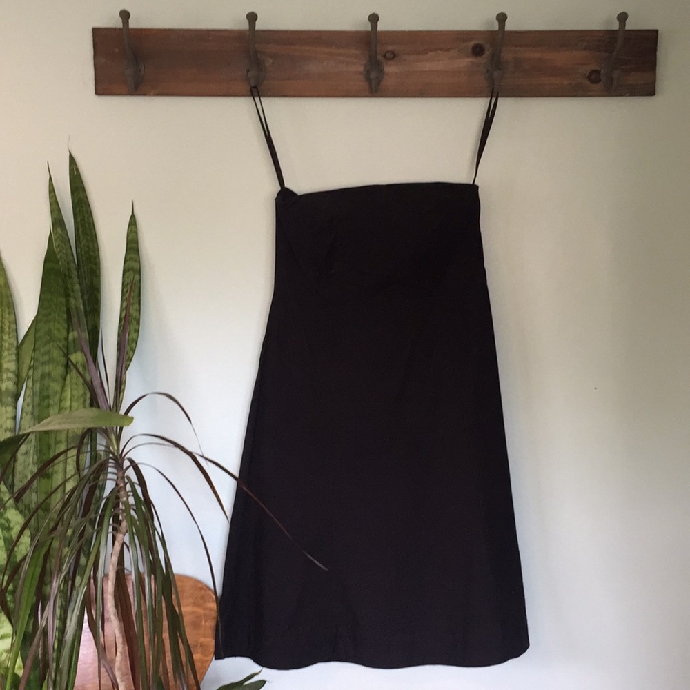 GAP black strapless dress, little black dress